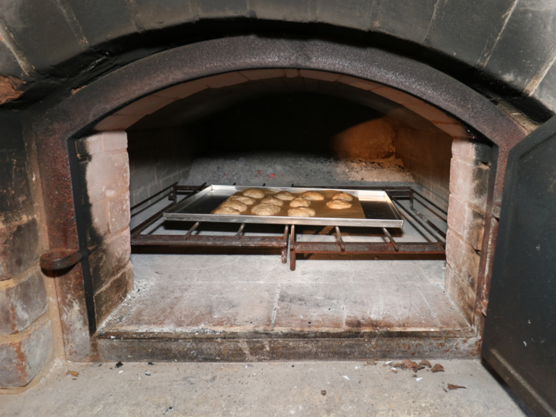 Br&ouml;tchen im Backofen